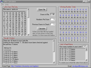 Lotto Calculator Screenshot